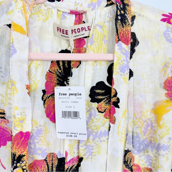 NWT Free People Jorja Floral Duster, Stevie Nicks, Boho Summer - Picture 8 of 16
